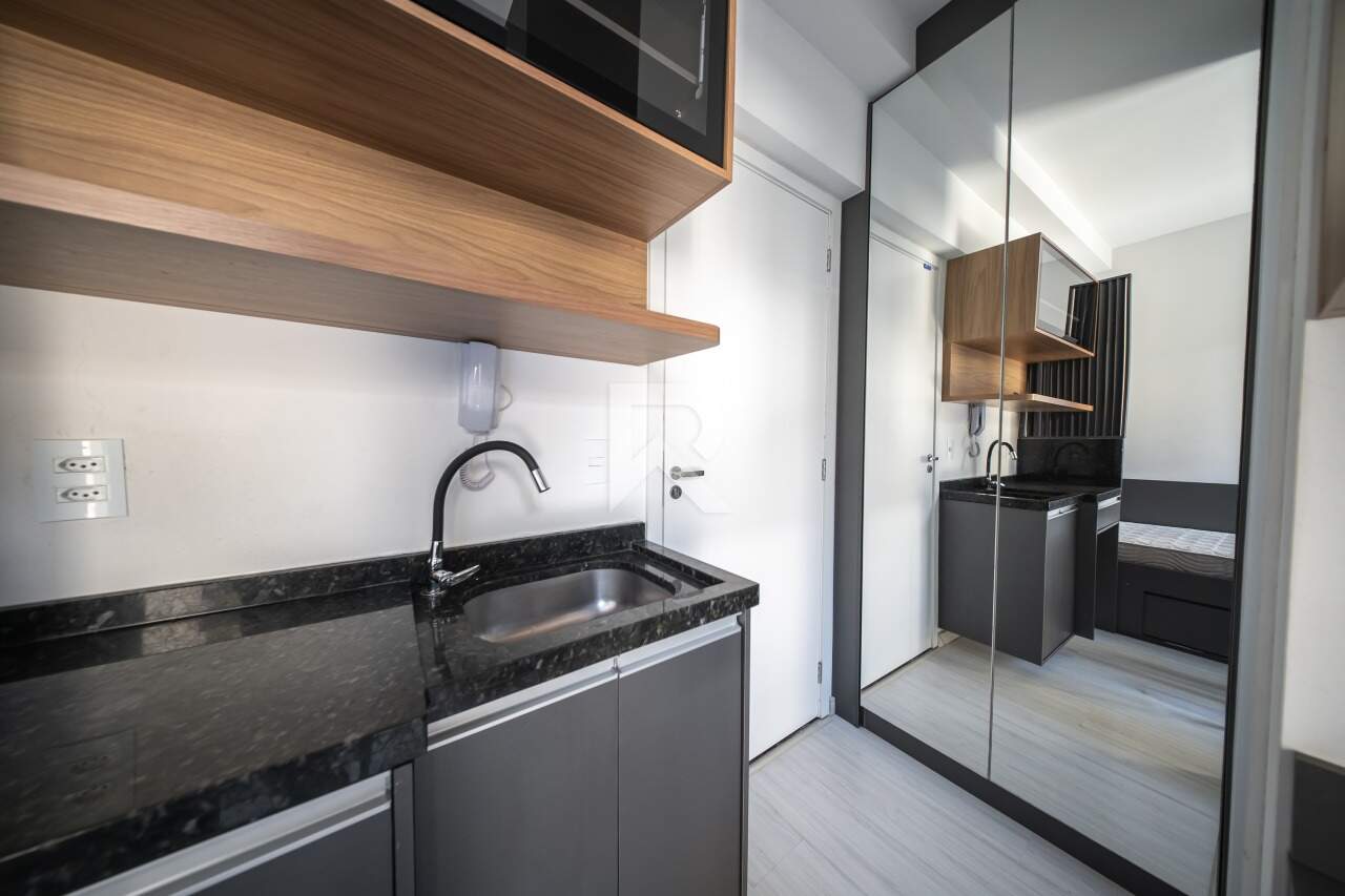Estúdio Garden com jardim privativo para locação, 19 m² - Mossunguê - Curitiba/PR miniatura 4