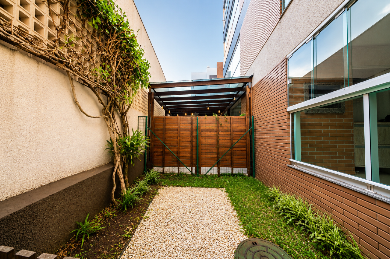 Apartamento Garden com Jardim, 3 quartos, 2 vagas para locação, 90 m² - São Braz - Curitiba/PR miniatura 6