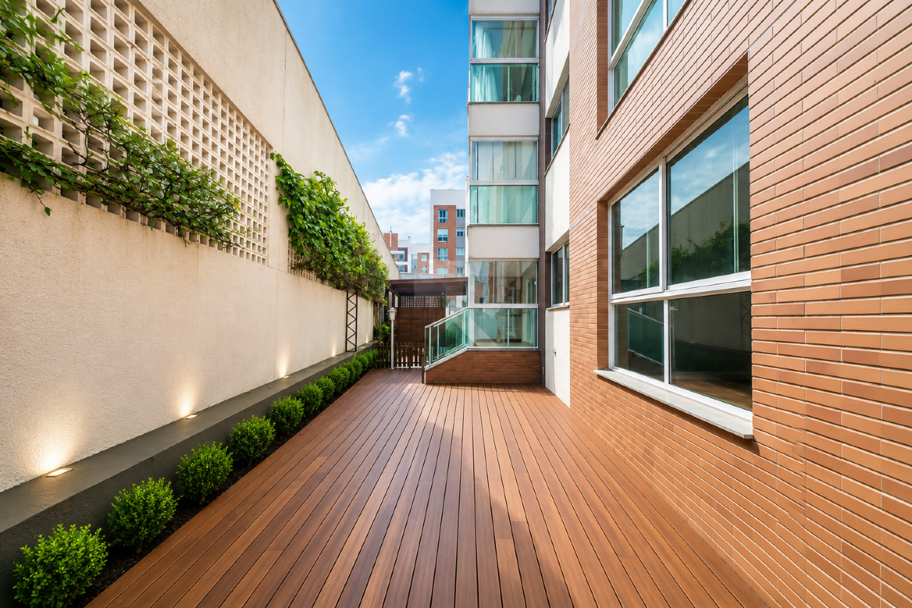 Apartamento Garden com Jardim, 3 quartos, 2 vagas para locação, 90 m² - São Braz - Curitiba/PR miniatura 5