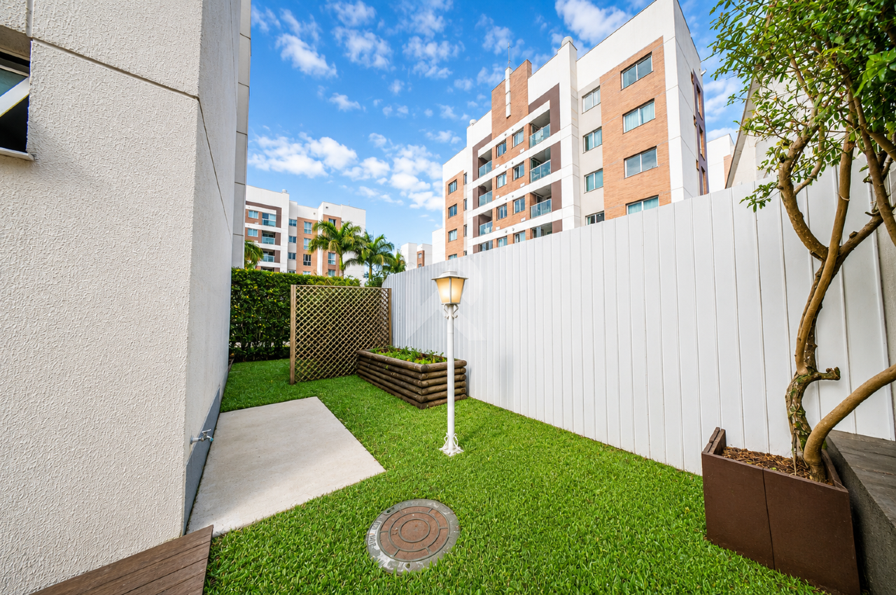 Apartamento Garden com Jardim, 3 quartos, 2 vagas para locação, 90 m² - São Braz - Curitiba/PR miniatura 8