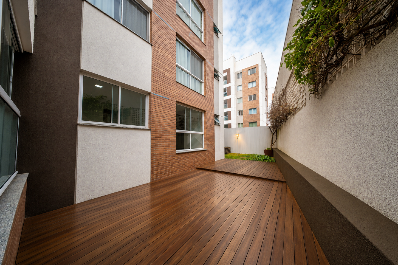 Apartamento Garden com Jardim, 3 quartos, 2 vagas para locação, 90 m² - São Braz - Curitiba/PR miniatura 4