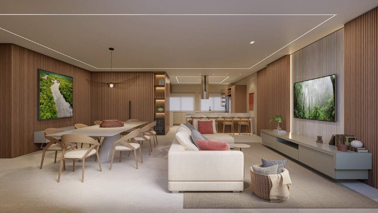 Apartamento Garden com 3 quartos, 1 suíte e 4 vagas à venda, 210,17 m² - Curitiba/PR miniatura 3