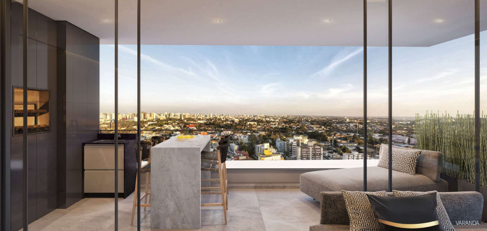 Apartamento com Sacada, 3 quartos, 2 vagas à venda, 126,50 m² - Bigorrilho - Curitiba/PR miniatura 6