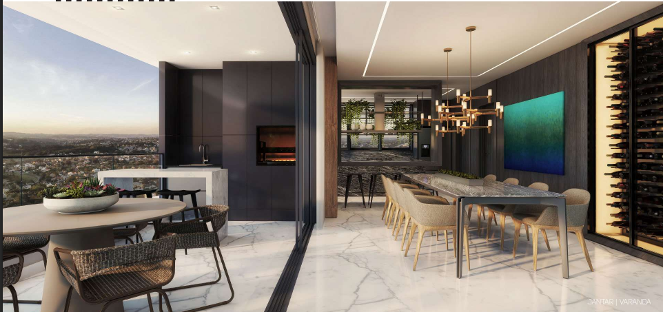 Apartamento com Sacada, 3 quartos, 2 vagas à venda, 126,50 m² - Bigorrilho - Curitiba/PR miniatura 5