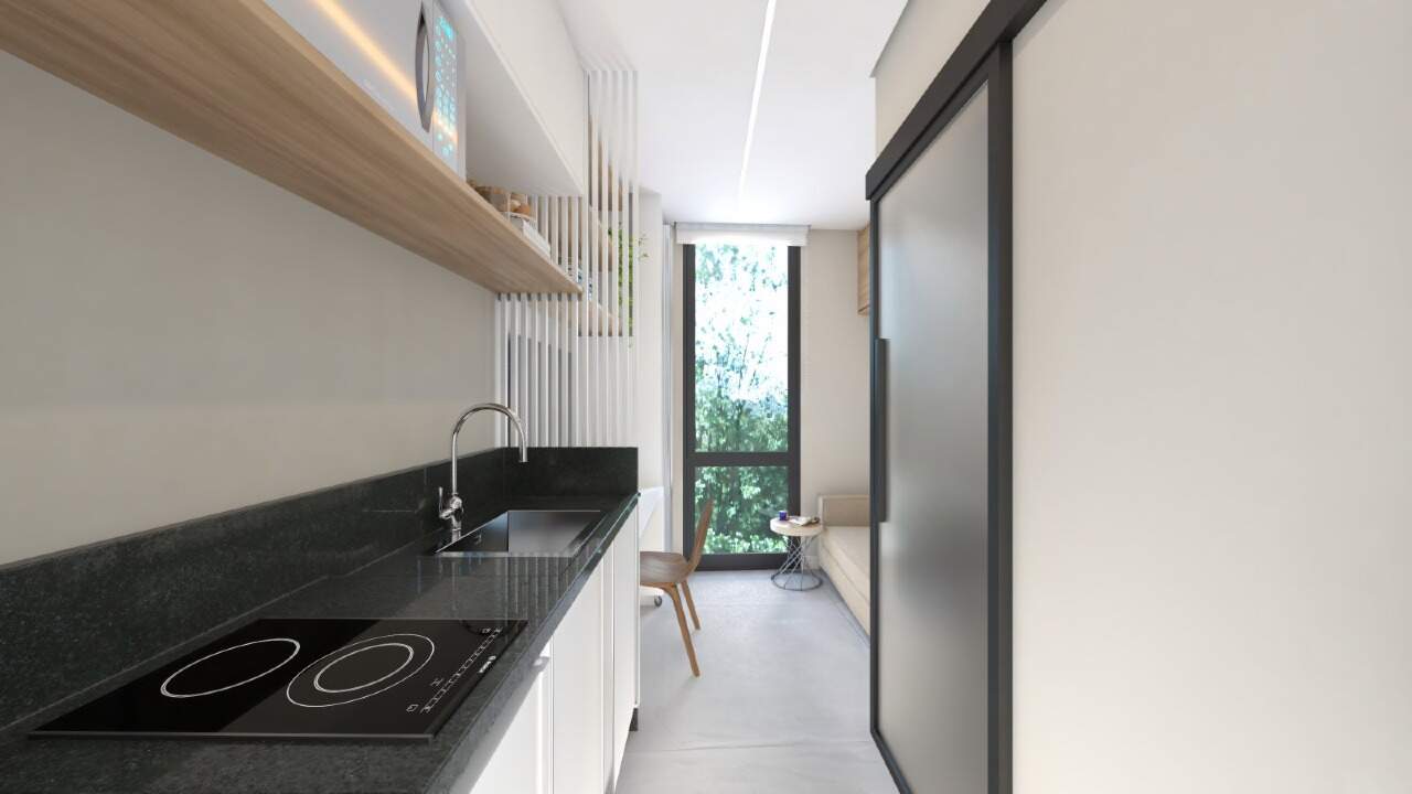 Studio com Móveis Planejados, 1 quarto à venda, 17,84 m² - Campo Comprido - Curitiba/PR miniatura 3
