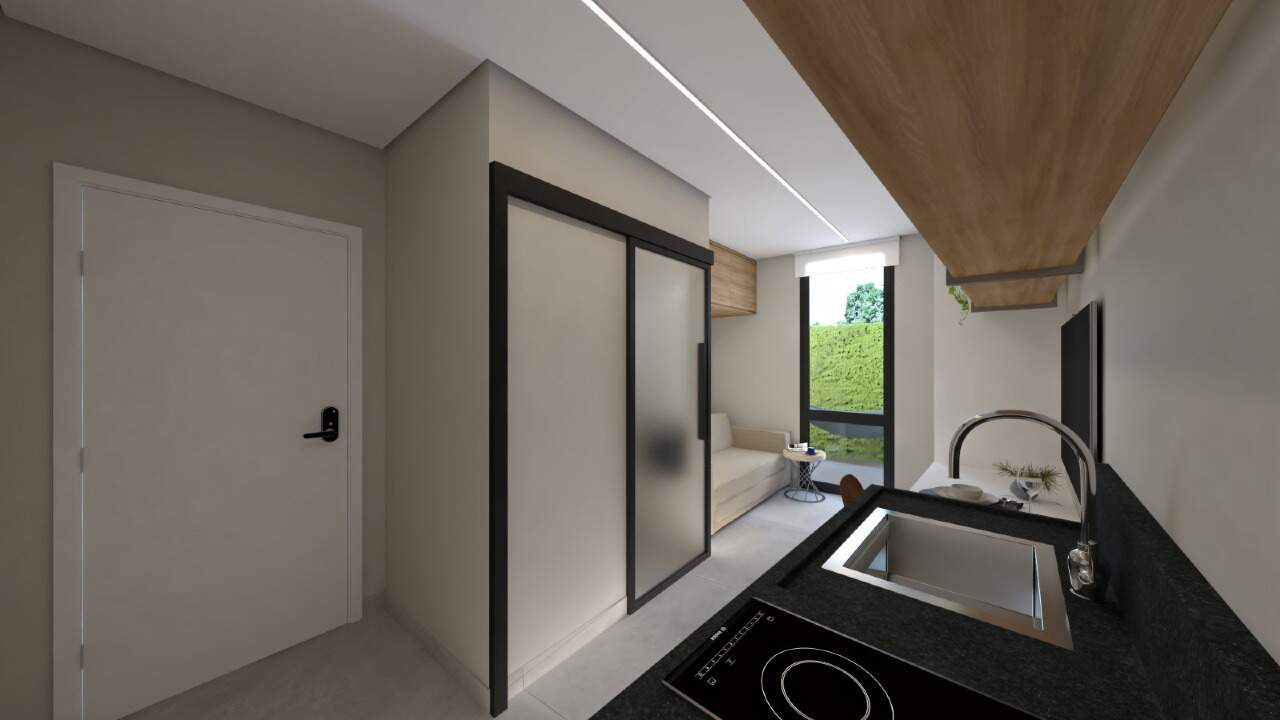 Studio com Móveis Planejados, 1 quarto à venda, 17,84 m² - Campo Comprido - Curitiba/PR miniatura 12