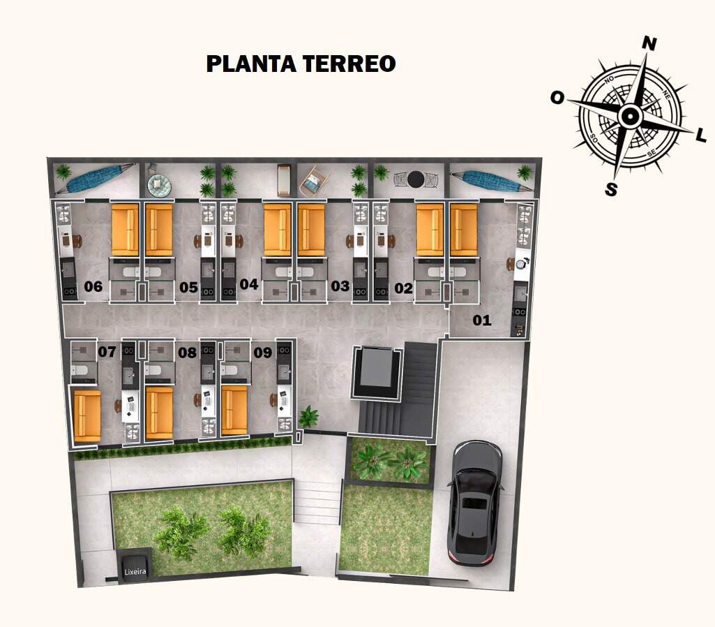 Studio com Móveis Planejados, 1 quarto à venda, 10,92 m² - Campo Comprido - Curitiba/PR miniatura 13