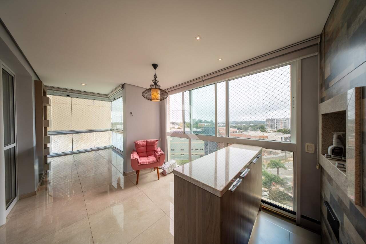 Apartamento Mobiliado com Vista Livre, 4 quartos 2 Vagas para locação, 131 m² - Ecoville - Curitiba/PR miniatura 2