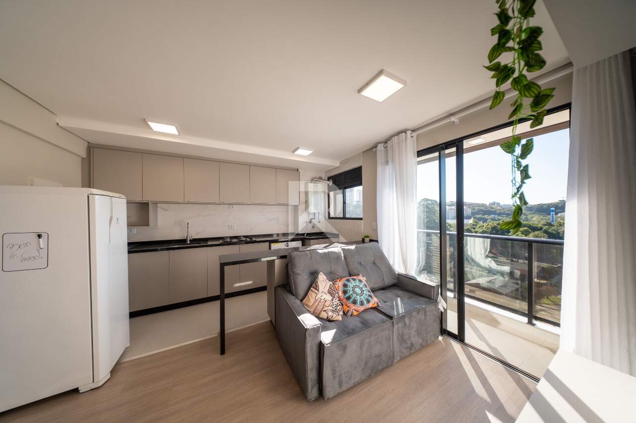 Apartamento Mobiliado com Vista Livre, 2 quartos 1 Vaga para locação, 49 m² - Ecoville - Curitiba/PR miniatura 3