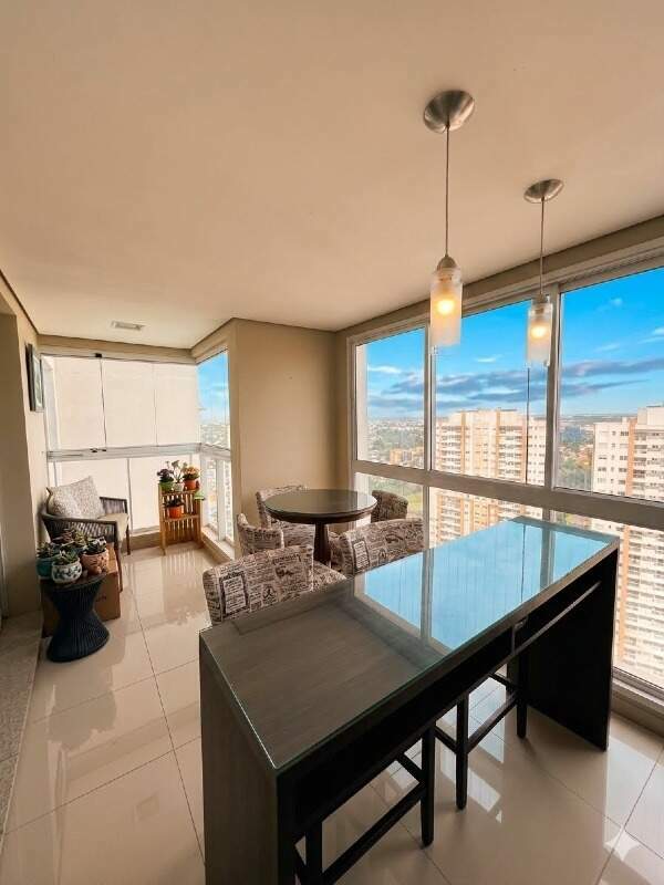 Apartamento semi mobiliado com 131 m² e vista definitiva para o pôr do sol - Reserva Ecoville
