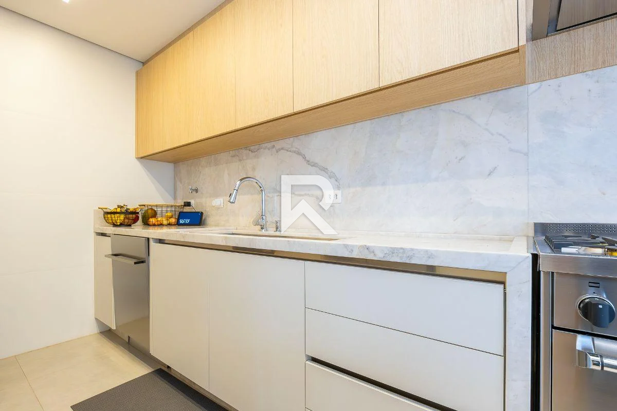 Apartamento Mobiliado com Varanda Gourmet, 4 suítes e 4 Vagas para venda, 260 m² - Ecoville - Curitiba miniatura 9
