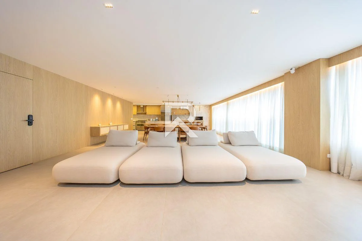 Apartamento Mobiliado com Varanda Gourmet, 4 suítes e 4 Vagas para venda, 260 m² - Ecoville - Curitiba miniatura 5
