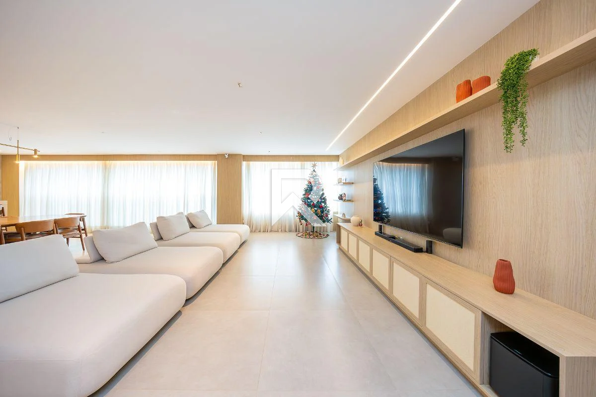 Apartamento Mobiliado com Varanda Gourmet, 4 suítes e 4 Vagas para venda, 260 m² - Ecoville - Curitiba miniatura 3