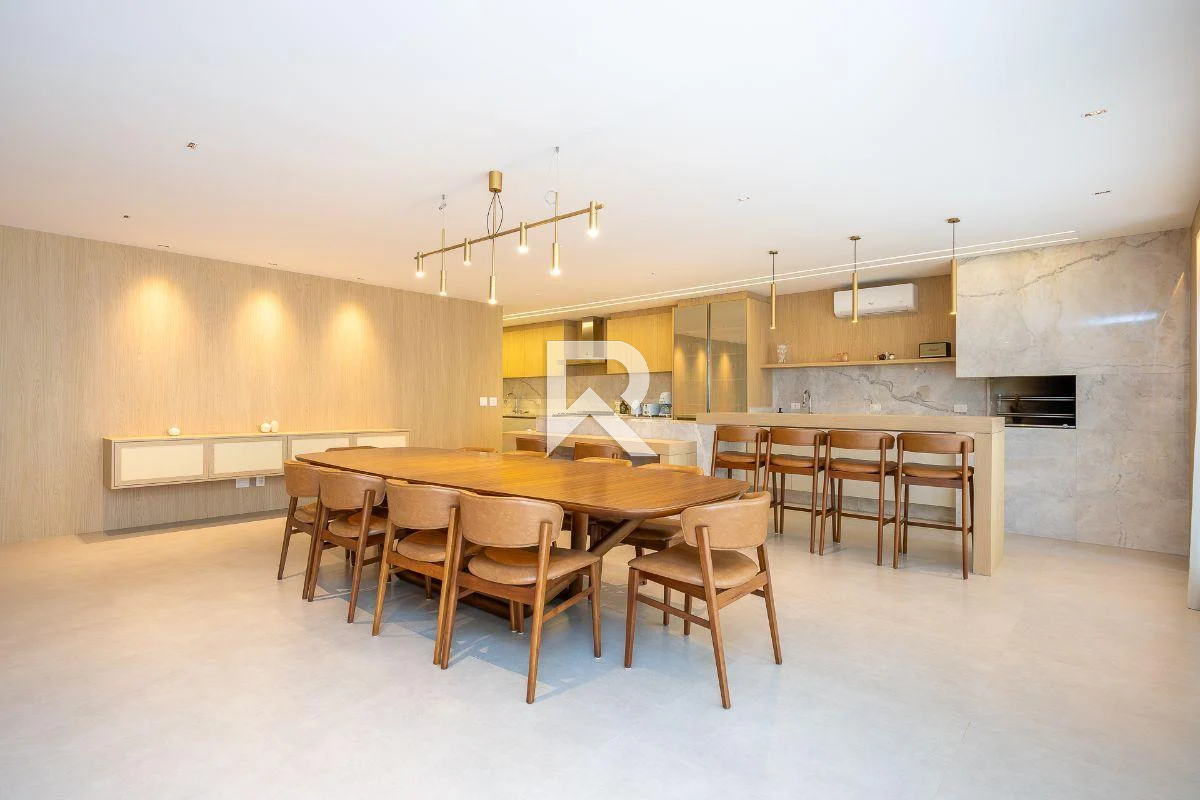 Apartamento Mobiliado com Varanda Gourmet, 4 suítes e 4 Vagas para venda, 260 m² - Ecoville - Curitiba miniatura 7