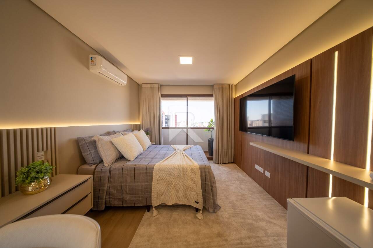 Cobertura Mobiliada com Vista Livre, 2 suítes e 2 vagas para locação, 123 m² – Centro – Curitiba/PR miniatura 17