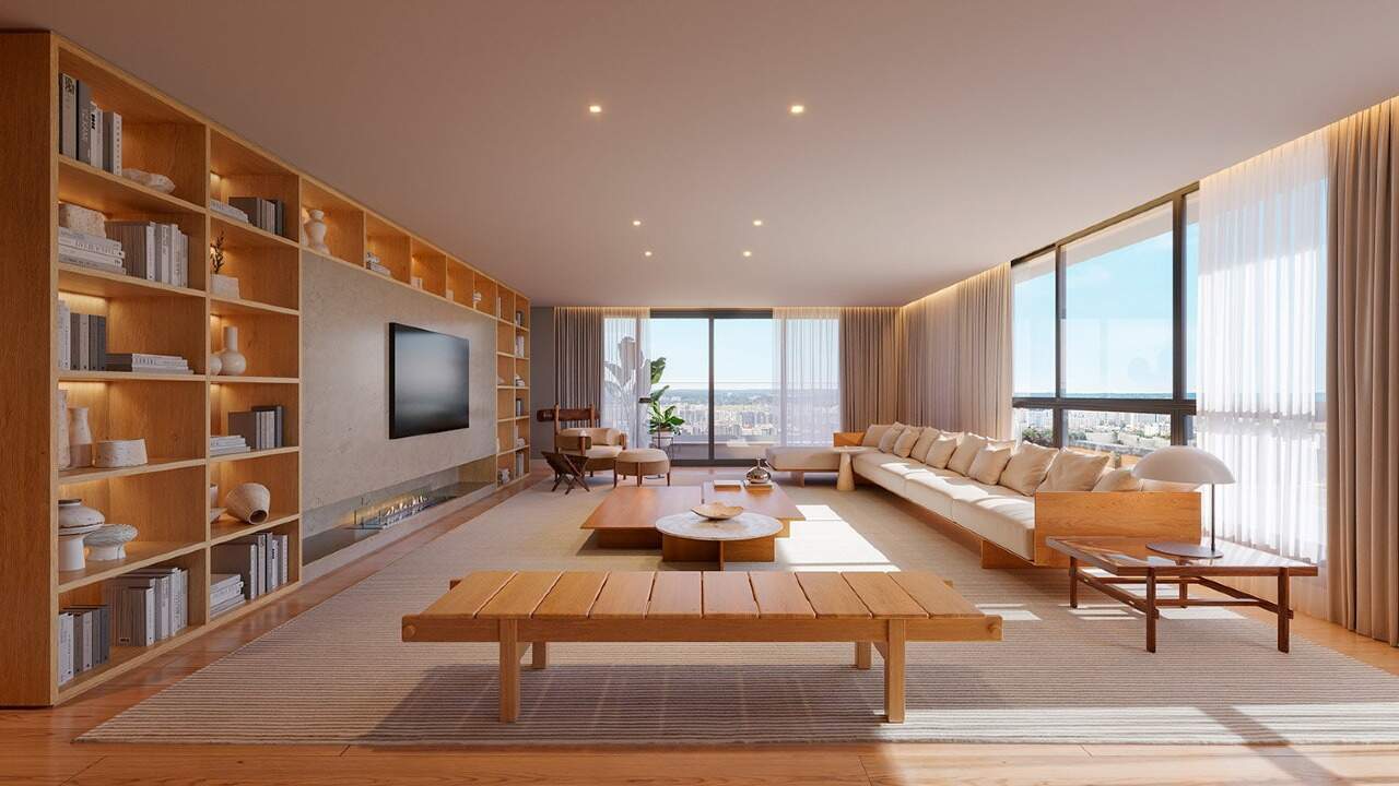 Apartamento de Alto Padrão com 378,32 m² Privativos | Gioia | Curitiba/PR miniatura 9