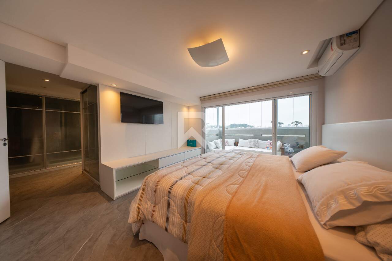 Apartamento Semi Mobiliado com Área Gourmet, 2 Quartos e 2 Vagas para Locação - Santo Inacio - Curitiba/PR miniatura 17