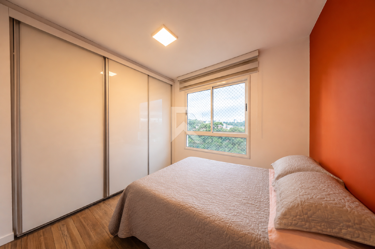 Apartamento com Vista Livre, 2 Quartos e 1 Vaga para Locação, 64 m² - Campo Comprido - Curitiba/PR miniatura 9