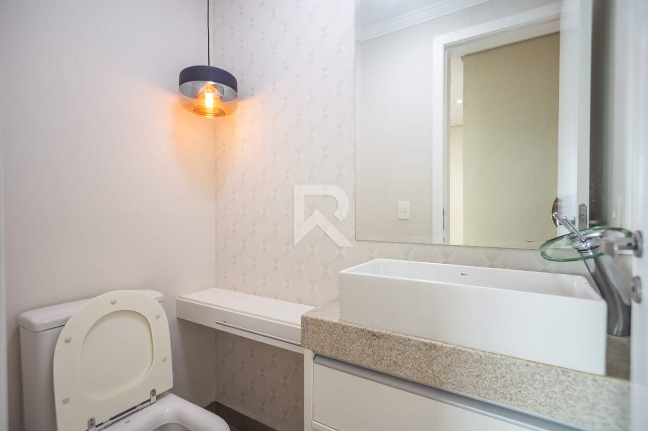 Apartamento Semi-Mobiliado com Varanda Gourmet 4 Quartos - Aluguel 131m² - Ecoville - Curitiba/PR miniatura 16