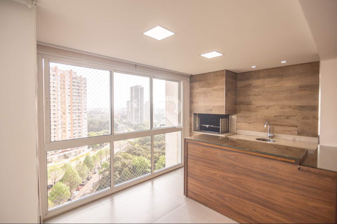 Apartamento Semi-Mobiliado com Varanda Gourmet 4 Quartos - Aluguel 131m² - Ecoville - Curitiba/PR miniatura 5
