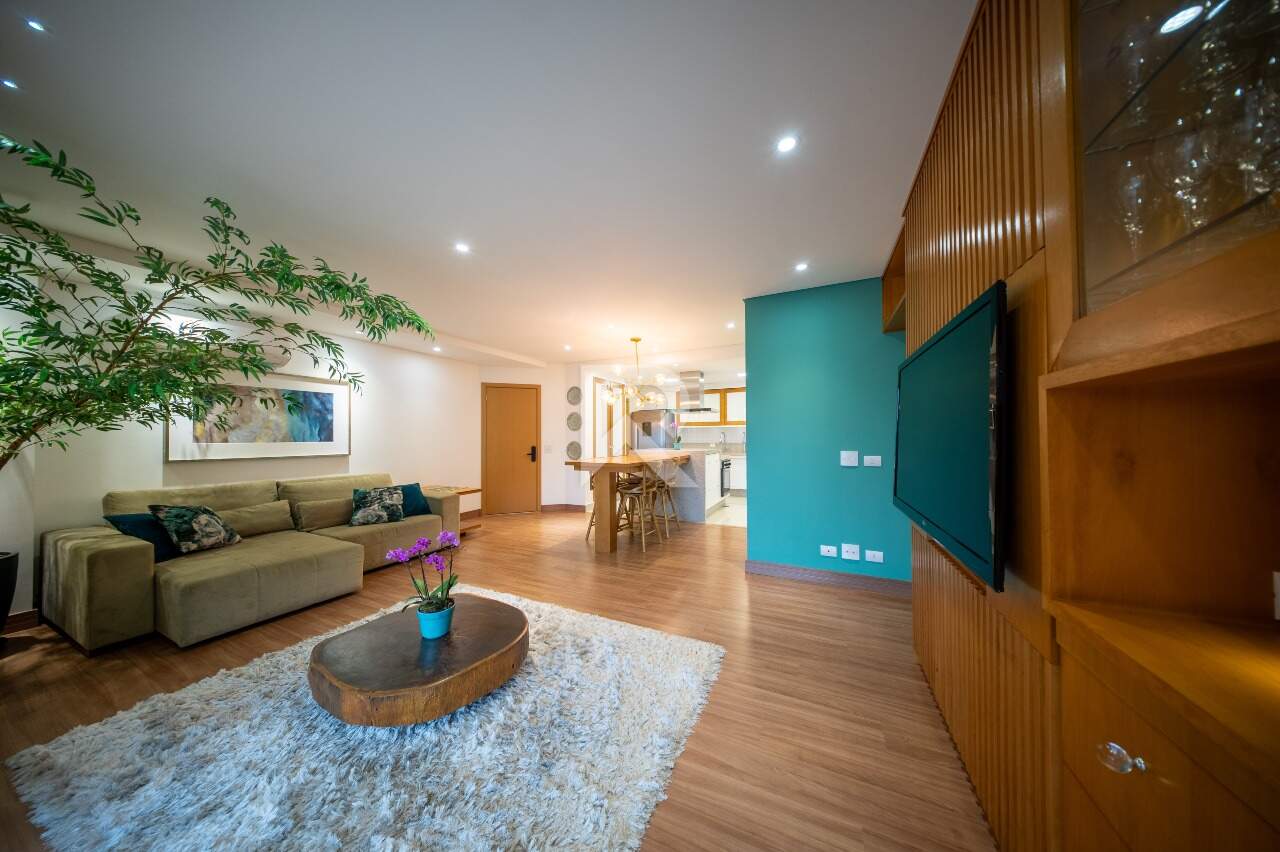 Apartamento no Acquarelle Mobiliado com Vista Livre, 3 Suítes e 2 Vagas à venda, 130 m² - Ecoville - Curitiba/PR miniatura 7