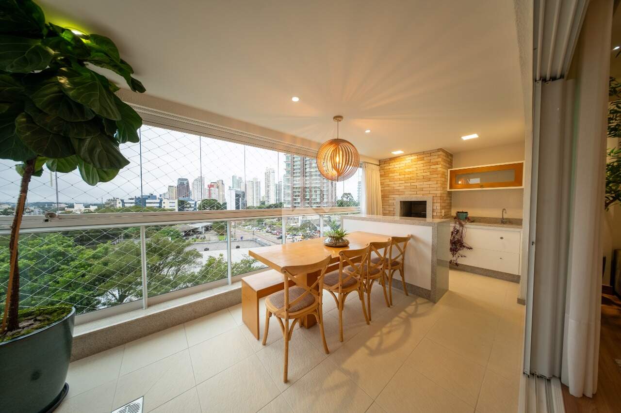 Apartamento no Acquarelle Mobiliado com Vista Livre, 3 Suítes e 2 Vagas à venda, 130 m² - Ecoville - Curitiba/PR miniatura 3