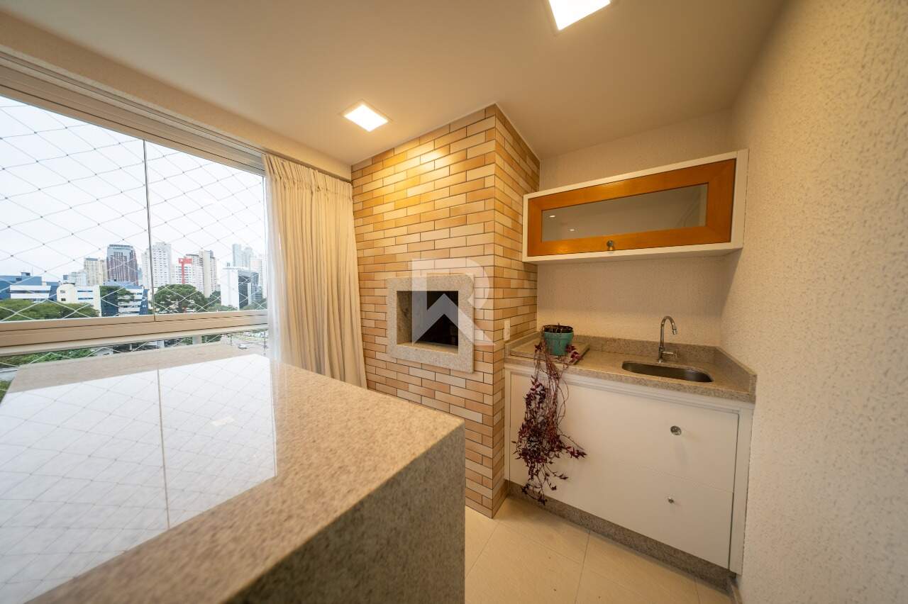 Apartamento no Acquarelle Mobiliado com Vista Livre, 3 Suítes e 2 Vagas à venda, 130 m² - Ecoville - Curitiba/PR miniatura 5