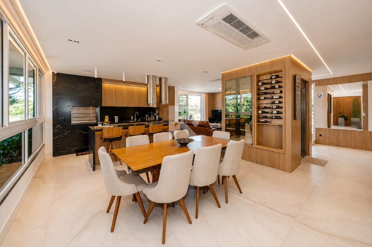 Casa de Luxo Mobiliada em Condomínio com Piscina, 4 Suítes e 7 Vagas para Locação, 635 m² - Campo Comprido - Curitiba/PR miniatura 10