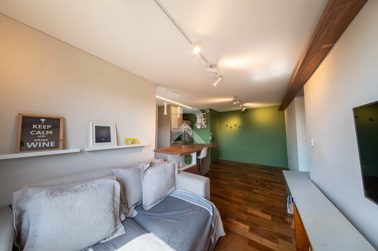 Apartamento Semi mobiliado Face Norte, 2 Quartos e 1 Vaga para Locação, 64 m² - Campo Comprido - Curitiba/PR miniatura 6