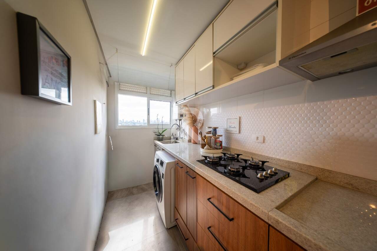 Apartamento Semi mobiliado Face Norte, 2 Quartos e 1 Vaga para Locação, 64 m² - Campo Comprido - Curitiba/PR miniatura 9