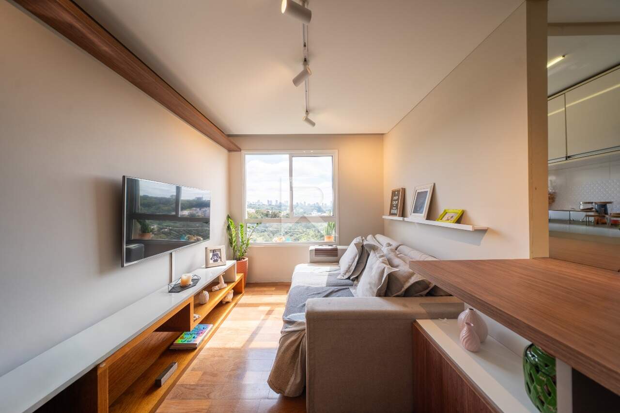 Apartamento Semi mobiliado Face Norte, 2 Quartos e 1 Vaga para Locação, 64 m² - Campo Comprido - Curitiba/PR miniatura 2