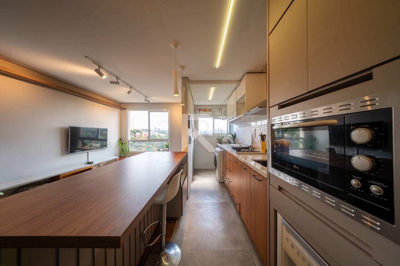 Apartamento Semi mobiliado Face Norte, 2 Quartos e 1 Vaga para Locação, 64 m² - Campo Comprido - Curitiba/PR miniatura 8