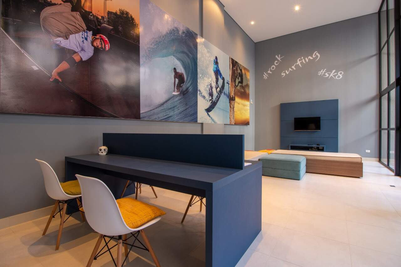 Apartamento Semi Mobiliado em Cond. Clube com 3 quartos e 2 vagas para locação - 71 m2 - Santo Inácio, Curitiba-PR miniatura 32