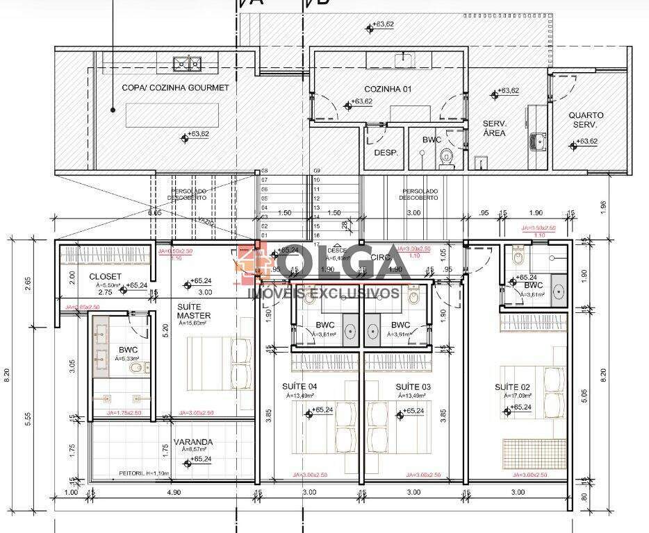 Casa à venda no bairro Santana: 