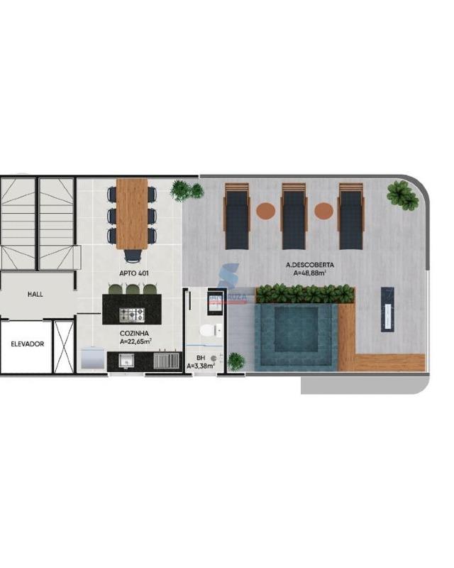 Cobertura à venda no Flamengo: 