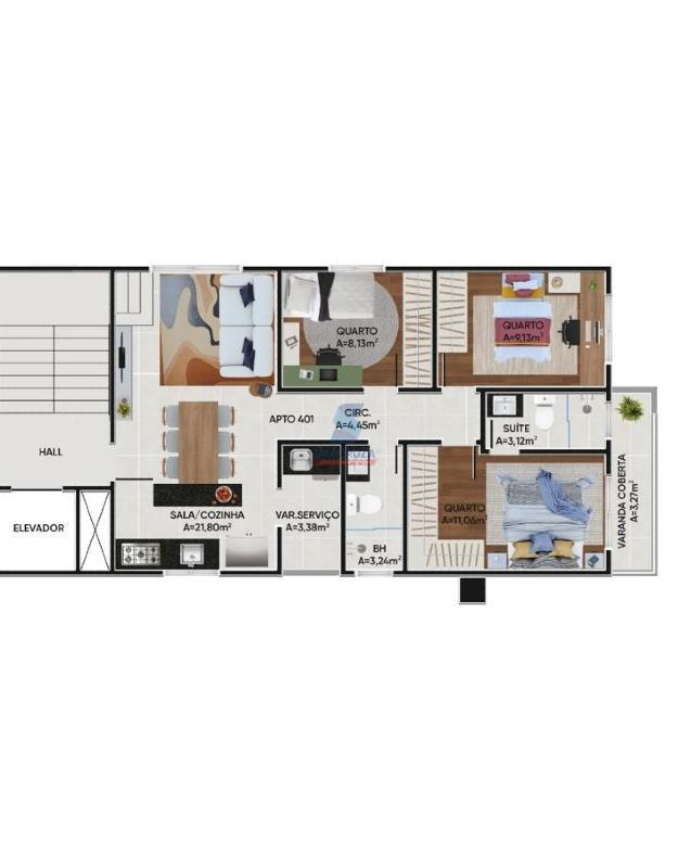 Cobertura à venda no Flamengo: 