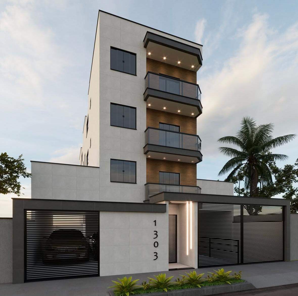 Apartamento à venda no Santa Luzia: previsão de fachada 