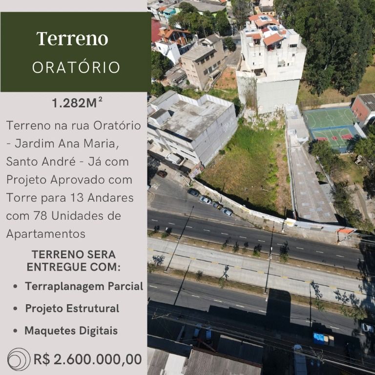 Terreno à venda no Jardim Ana Maria: 