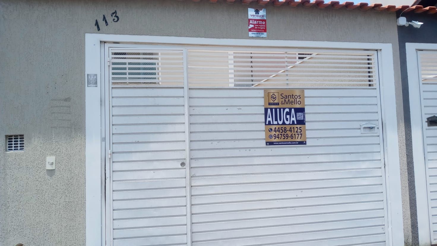 Sobrado à venda no Parque Novo Oratório: portão