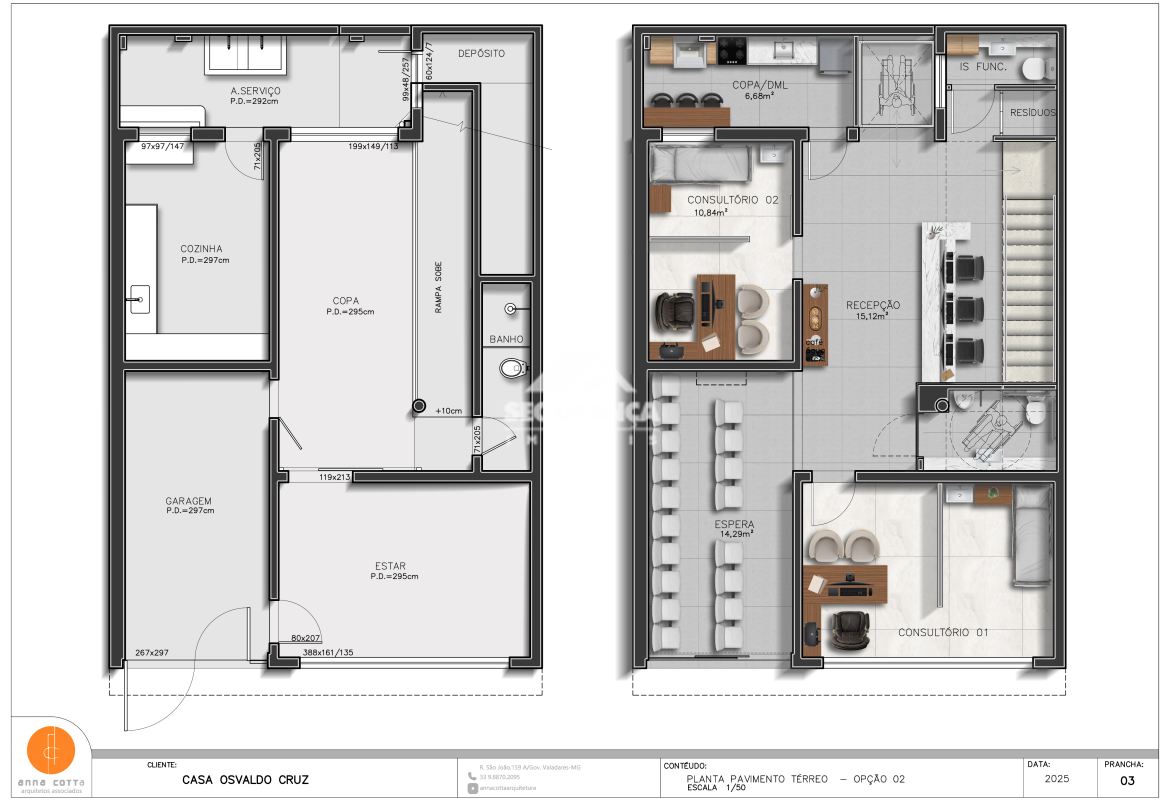 Casa comercial para aluguel no Centro: POSSIBILIDADE DE PROJETO