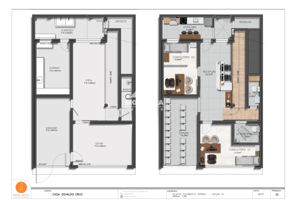 Casa comercial para aluguel no Centro: POSSIBILIDADE DE PROJETO