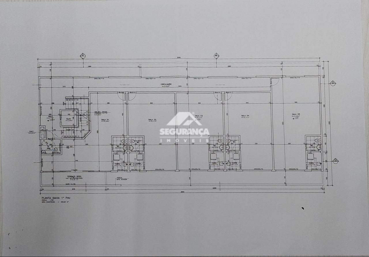 Prédio Comercial para aluguel no VILA BRETAS: PLANTA BAIXA 1º PAV.