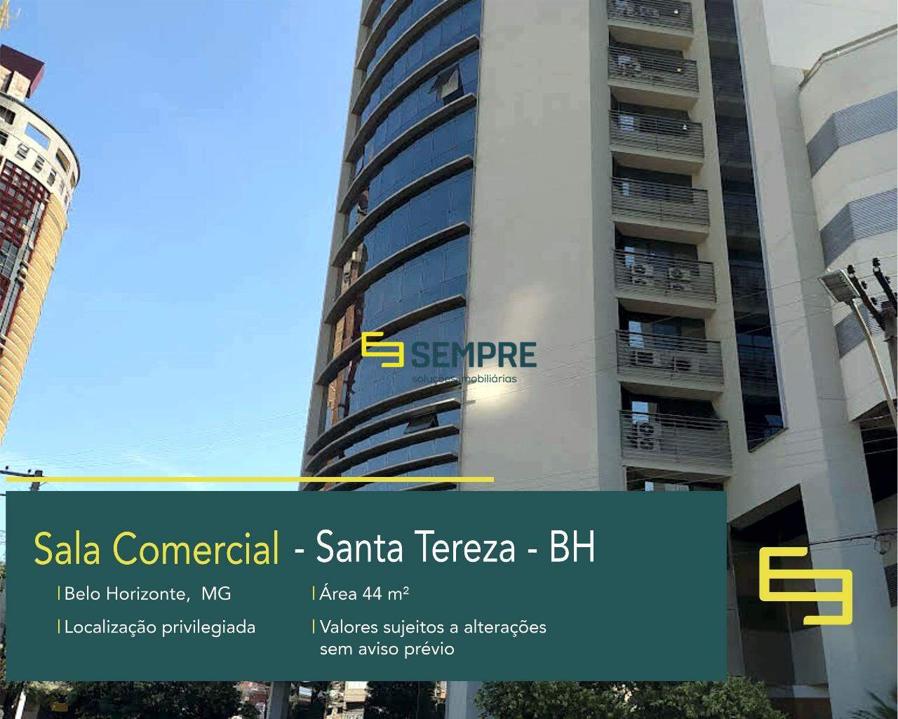 Sala comercial à venda no Santa Tereza: Sala a venda no Santa Tereza em BH - Ed. Rossi Andradas Offices 