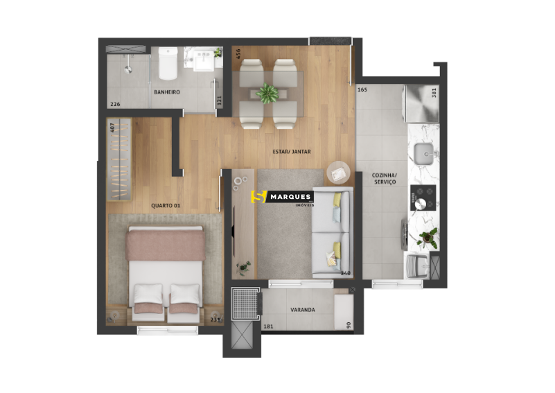 Apartamento, 2 quartos, 43 m² - Foto 45