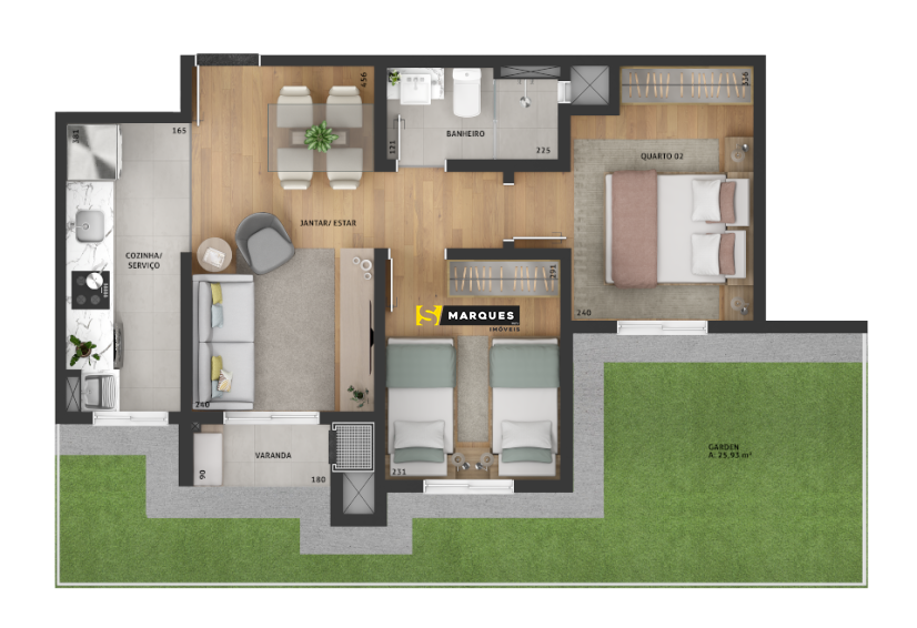 Apartamento, 2 quartos, 43 m² - Foto 46