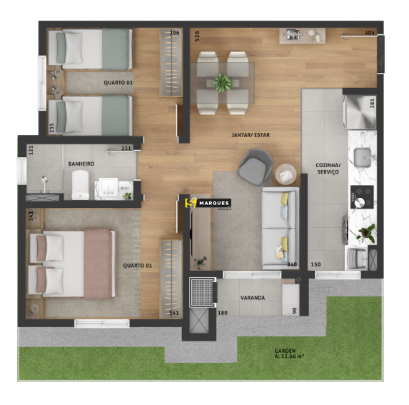 Apartamento, 2 quartos, 43 m² - Foto 48