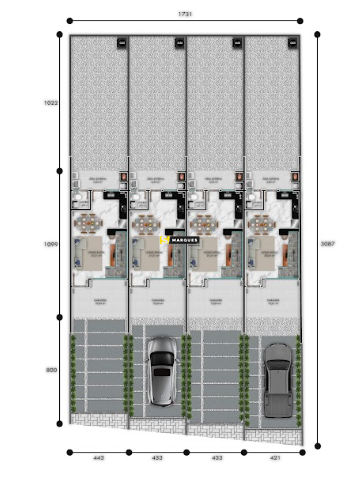 Geminado de 2 quartos, 100m² no bairro Iririú, em Joinville | Eu Corretor