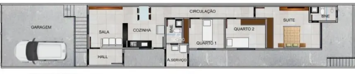 Casa Geminada à venda no Jardim Encantado: 