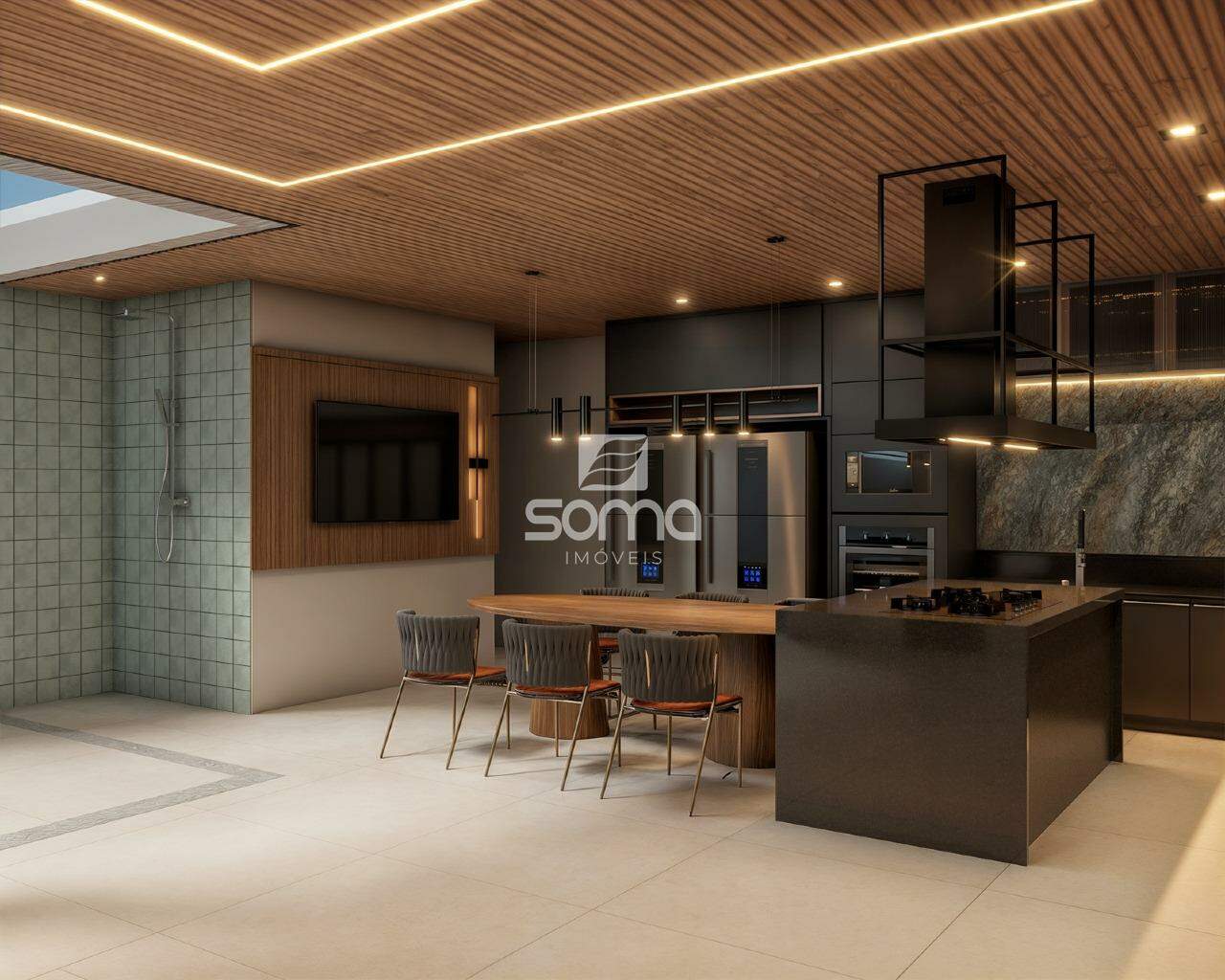 Casa em condomínio à venda no Alphaville Vespasiano: 