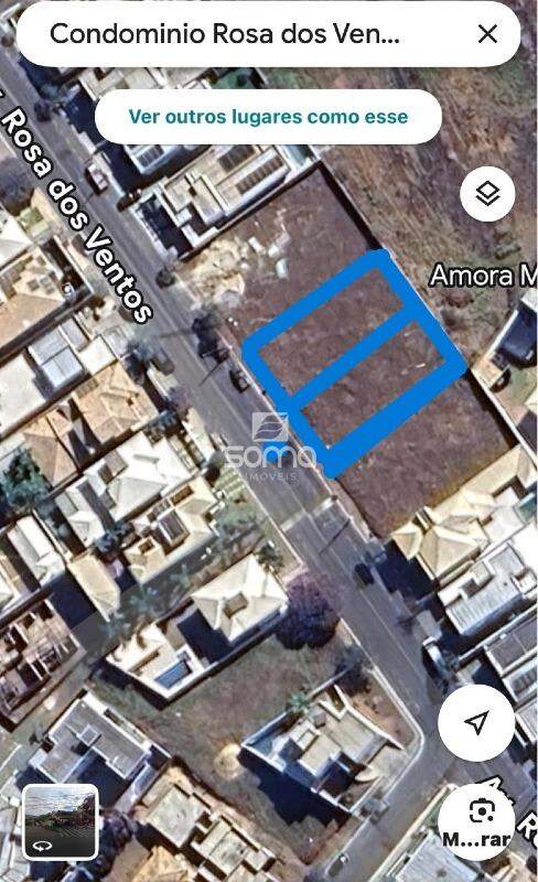 Lote à venda no Condominio Rosa dos Ventos: